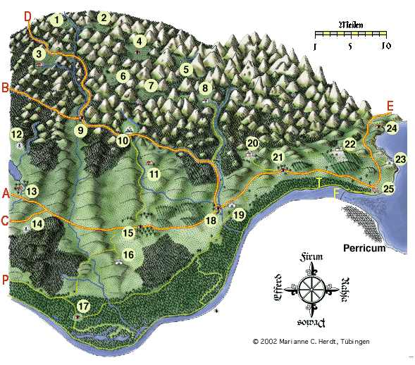 Orientierungskarte Bergtann