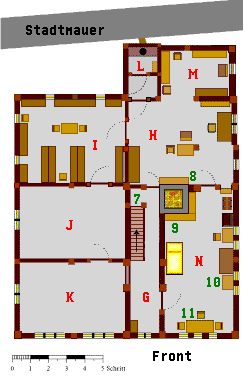 Haus der Hesindegeweihten, Obergescho&szlig;